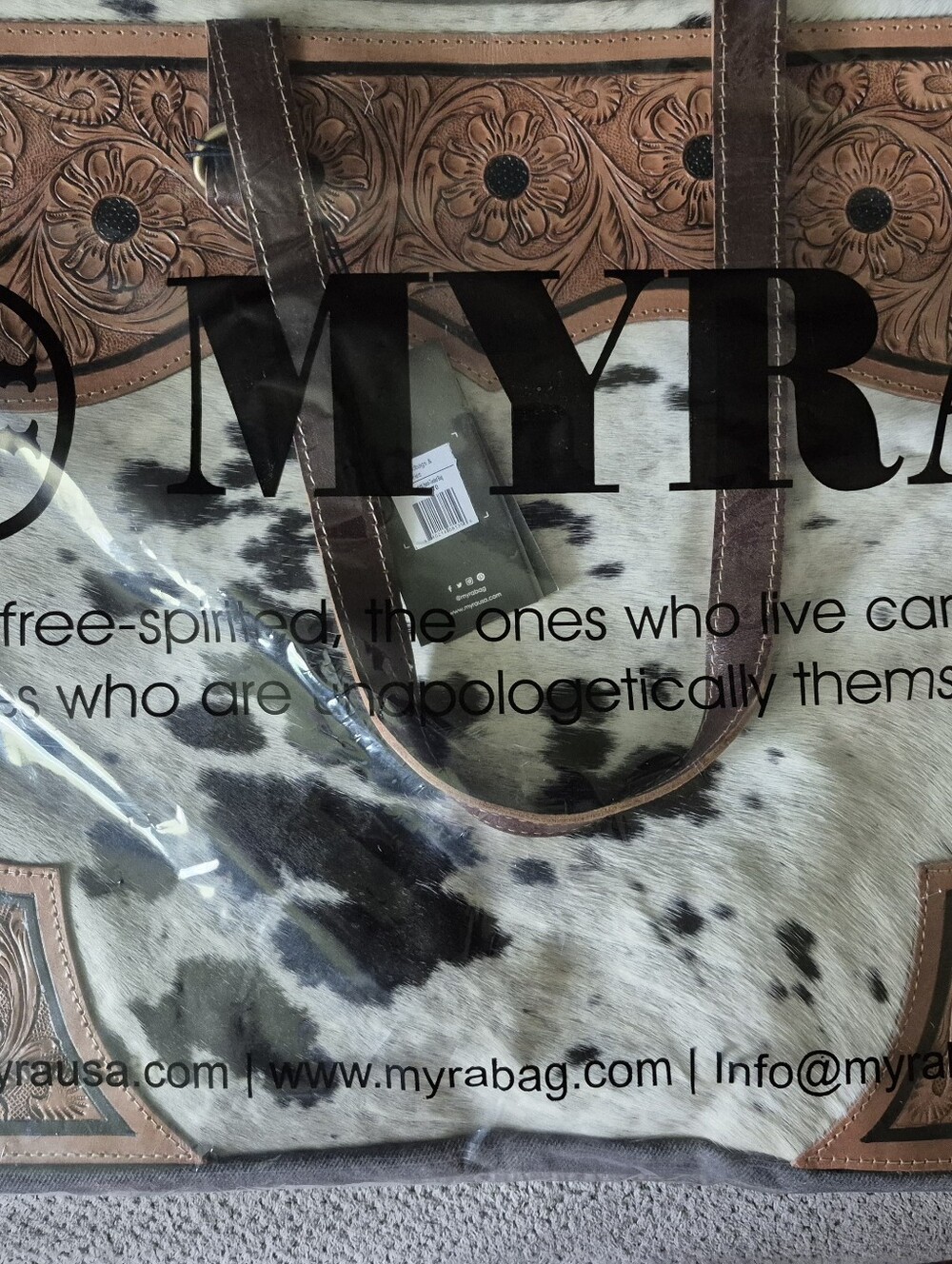 Myra Cartwright Hand-Tooled Bag - Picture 6 of 9